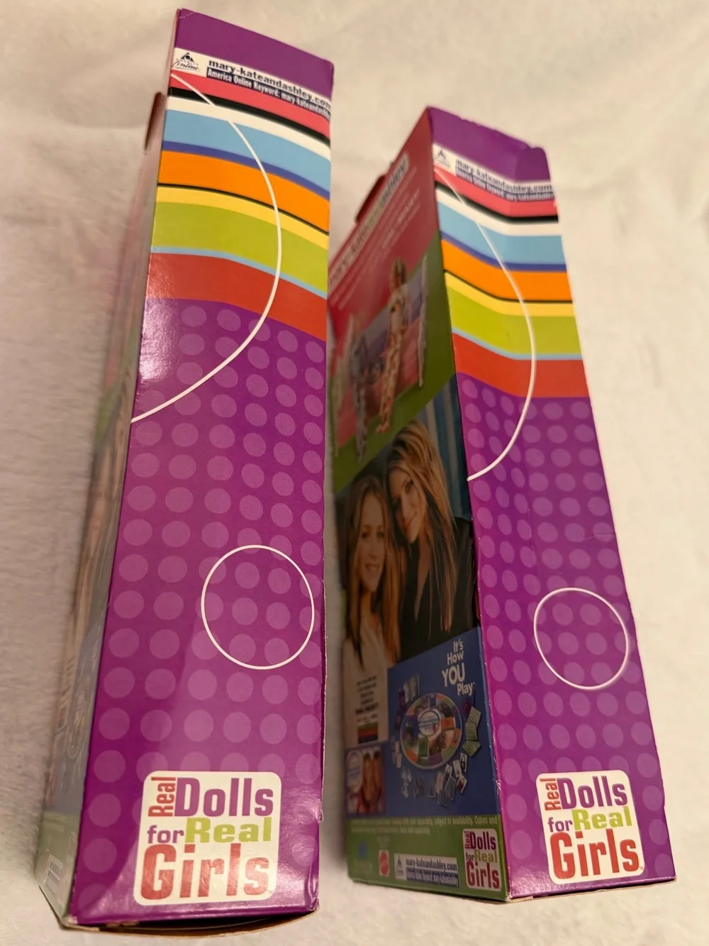 NIB Vintage 2002 Mary-Kate & Ashley Fashion Pajamas Dolls Mattel Walmart Excl